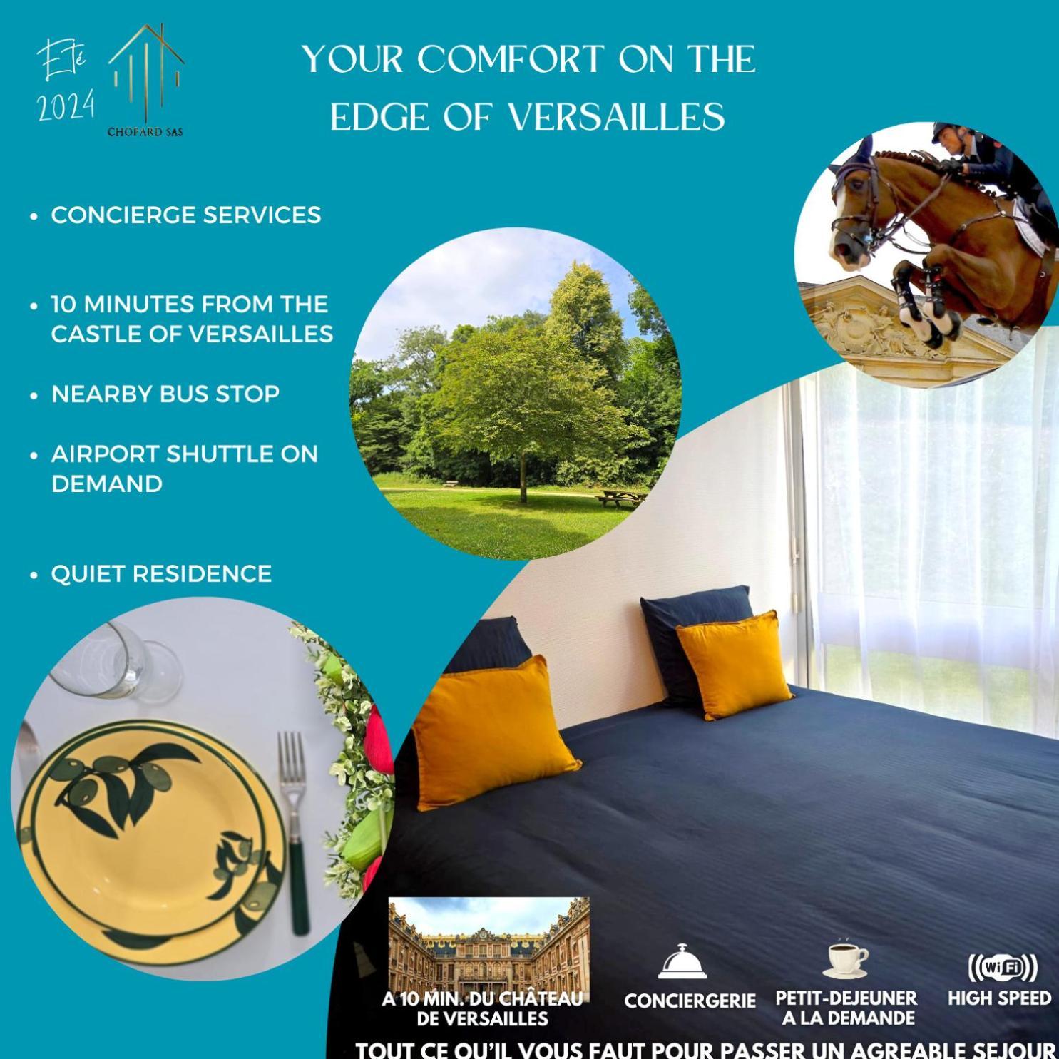 Sejour A 10 Minutes Du Chateau De Versailles Et 20 Minutes De Roland-Garros- Votre Suite Avec Lit King Size Le Chesnay (Yvelines) Exterior foto